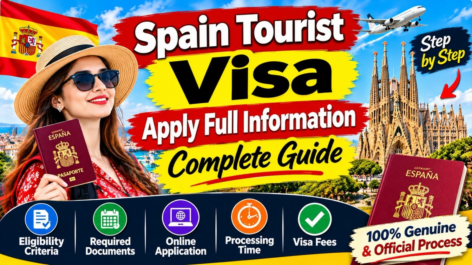 Spain Tourist Visa Apply Full Information