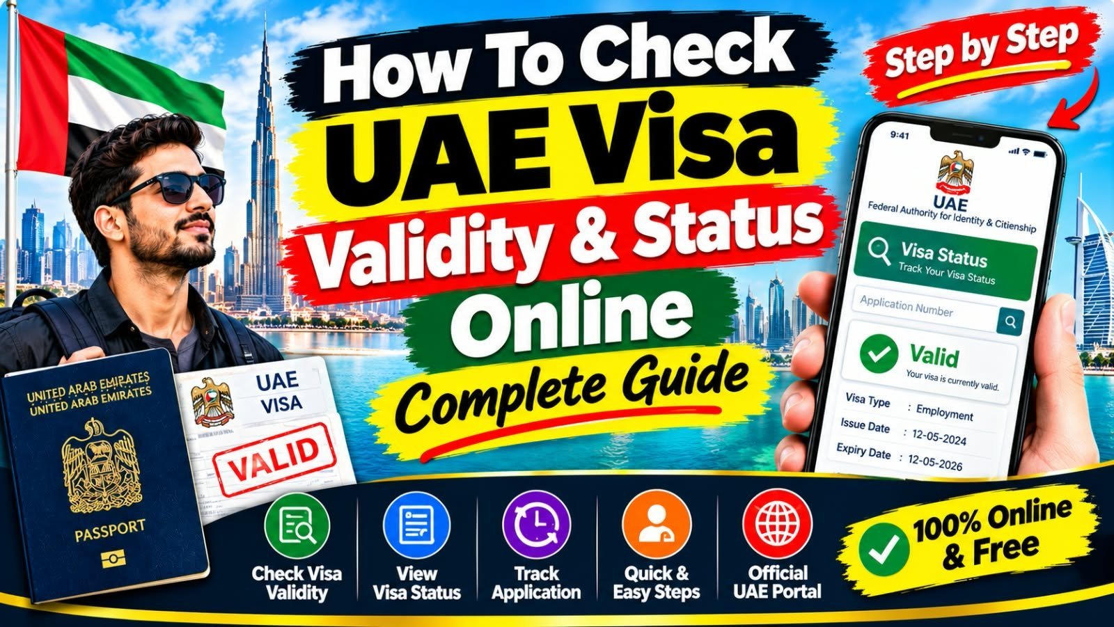How To Check UAE Visa Validity and Status Online